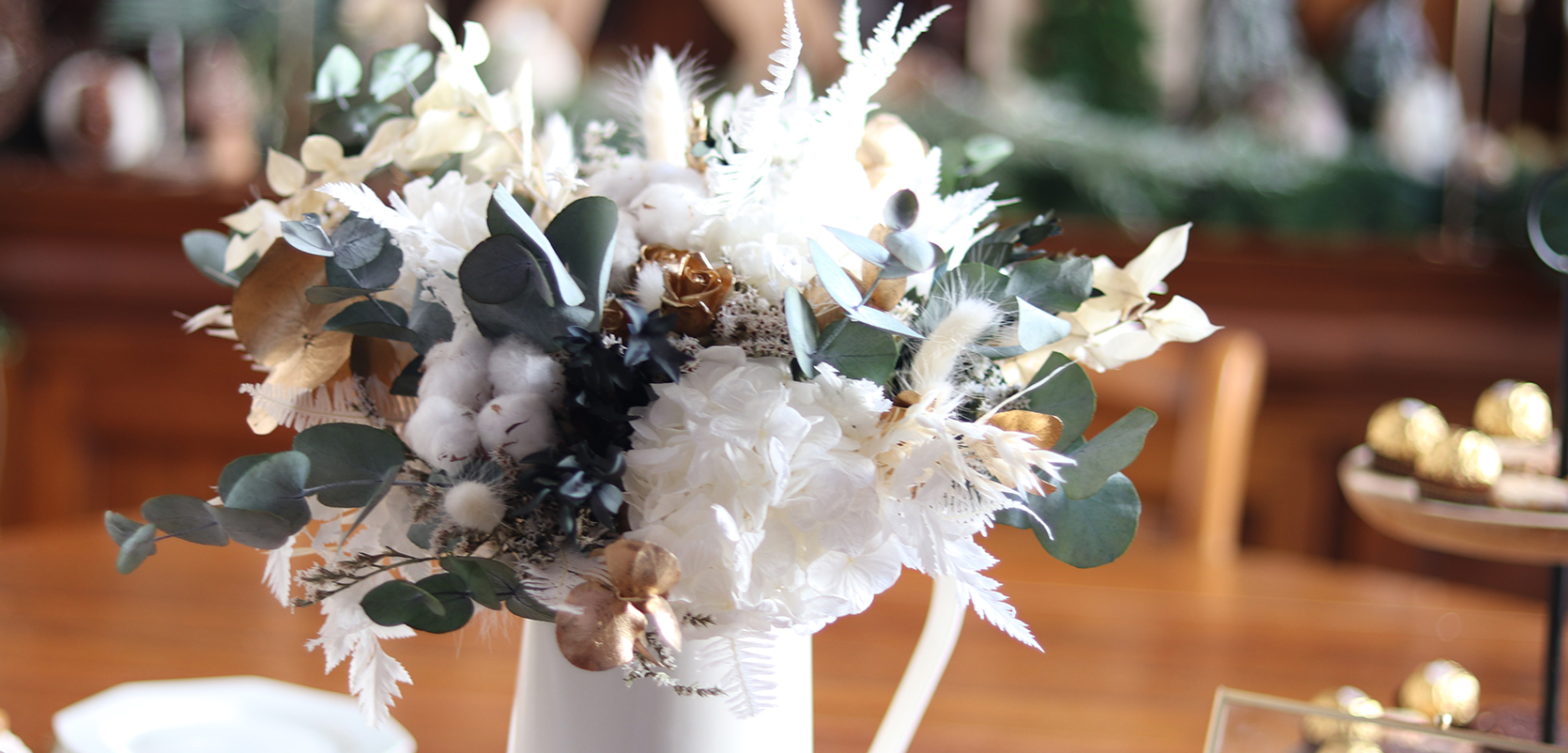 Bouquet fleurs séchées